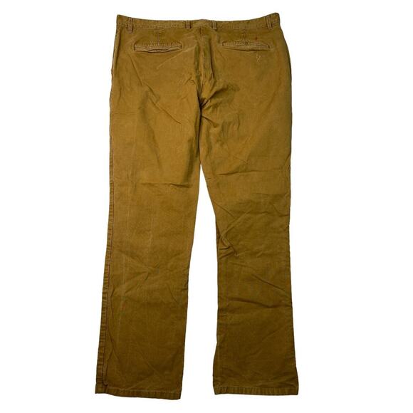 Apolis Global Citizen Standard Issue Utility Chino Pants Brown FLAW Mens 38x31 - Picture 2 of 8
